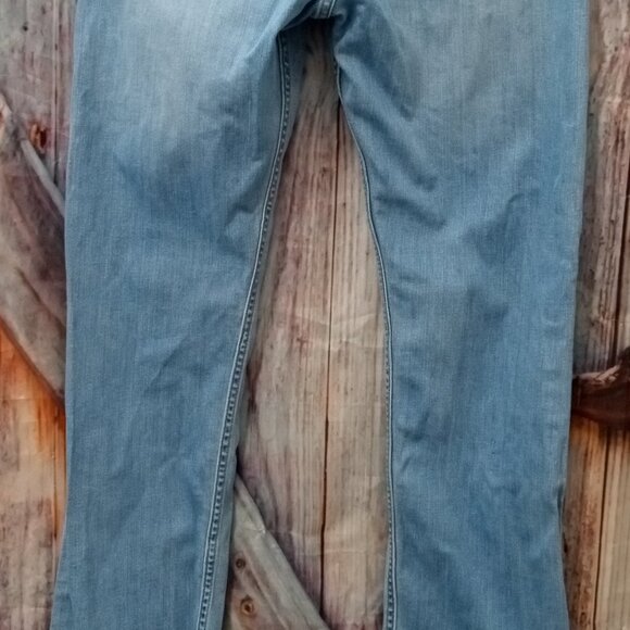 Wrangler Slim Straight Blue Jeans Tag 32/30 (Actual 30/29) - Picture 4 of 11
